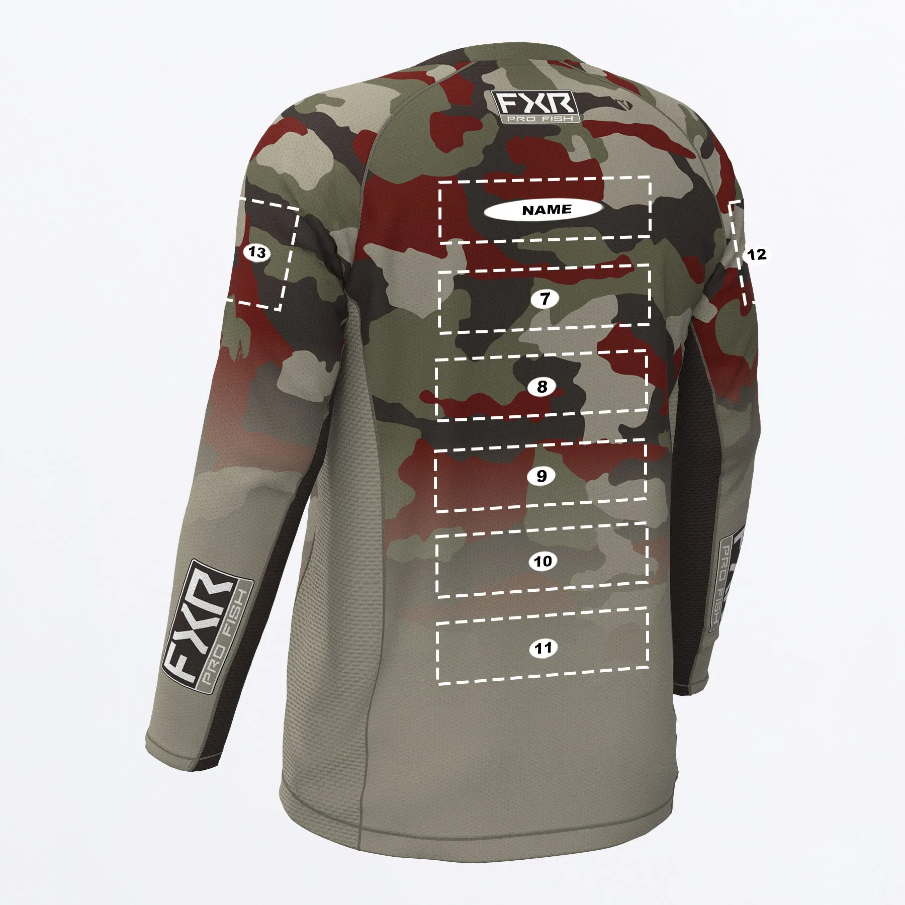 Custom M Derby Camo Air UPF Longsleeve
