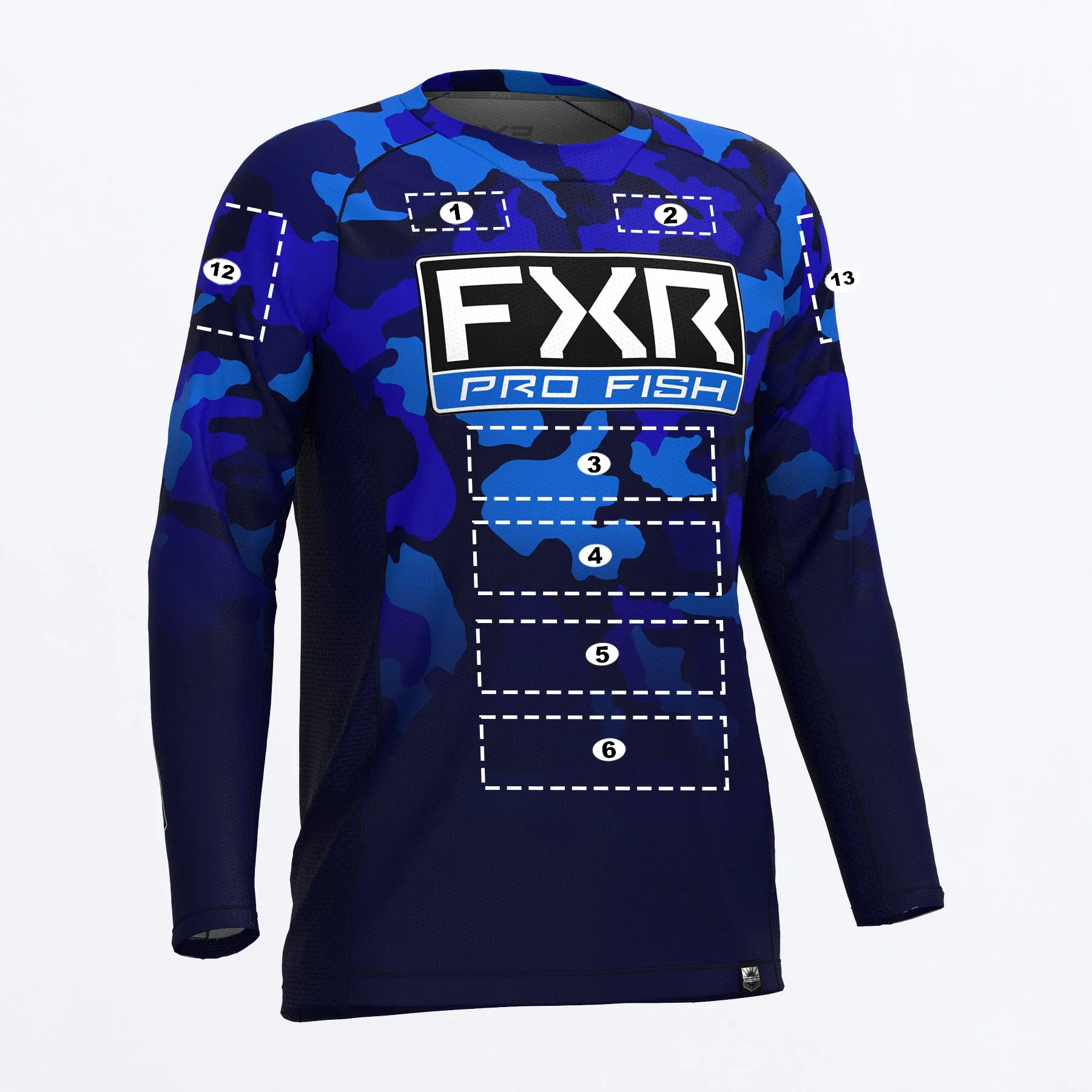Custom M Derby Camo Air UPF Longsleeve