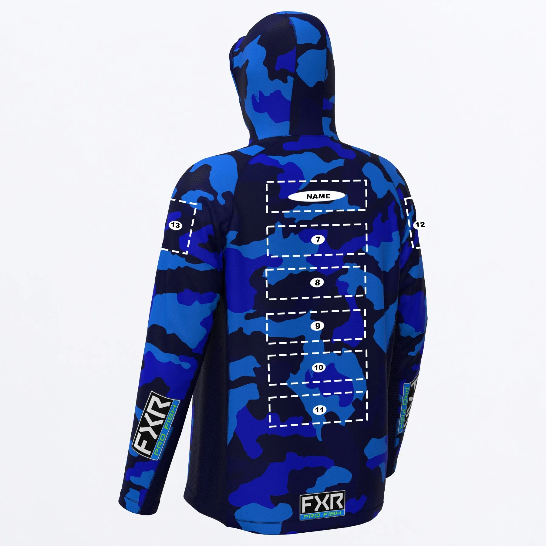 Custom M Derby Camo Air UPF Pullover Hoodie