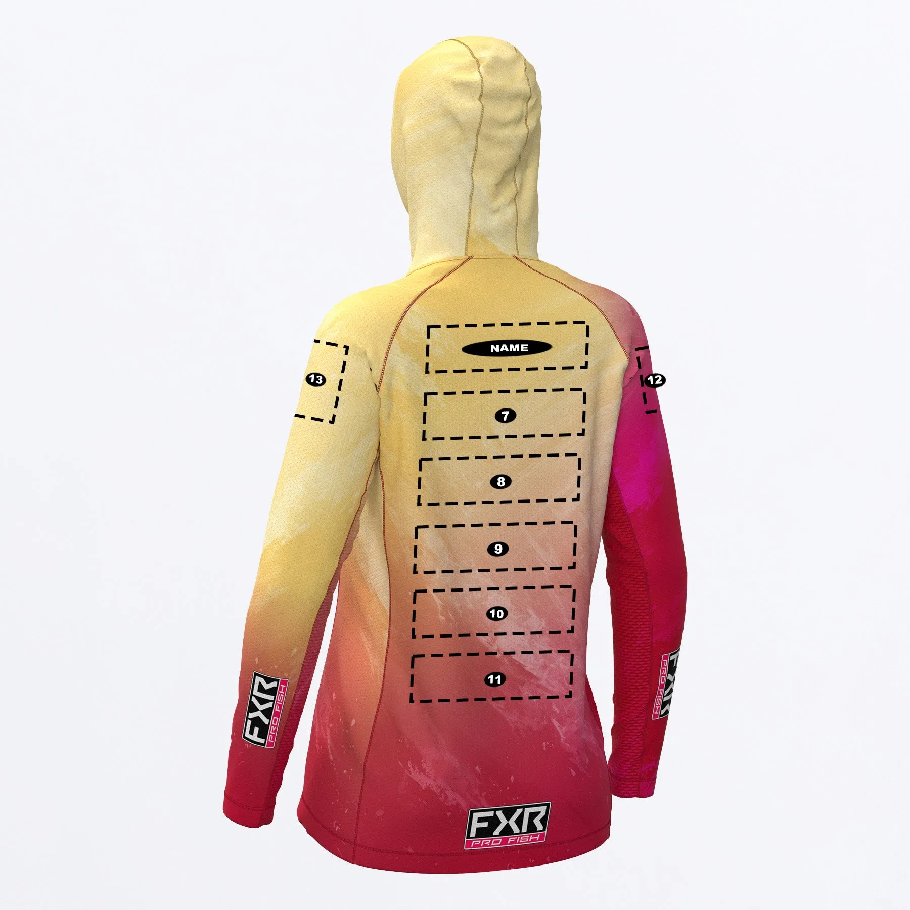 Custom W Derby Swell Air UPF Pullover Hoodie