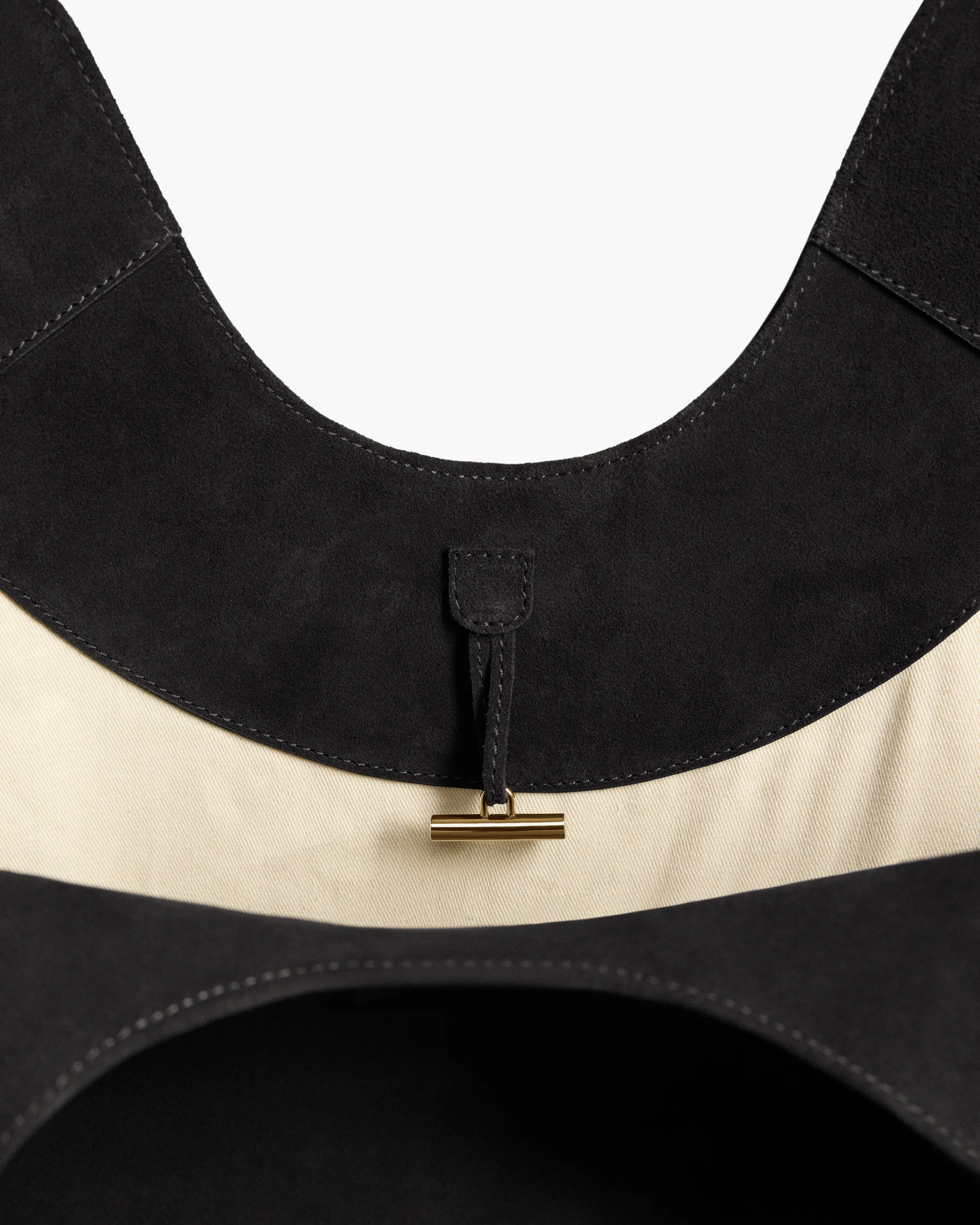 Dahlia Tote Bag Suede Black