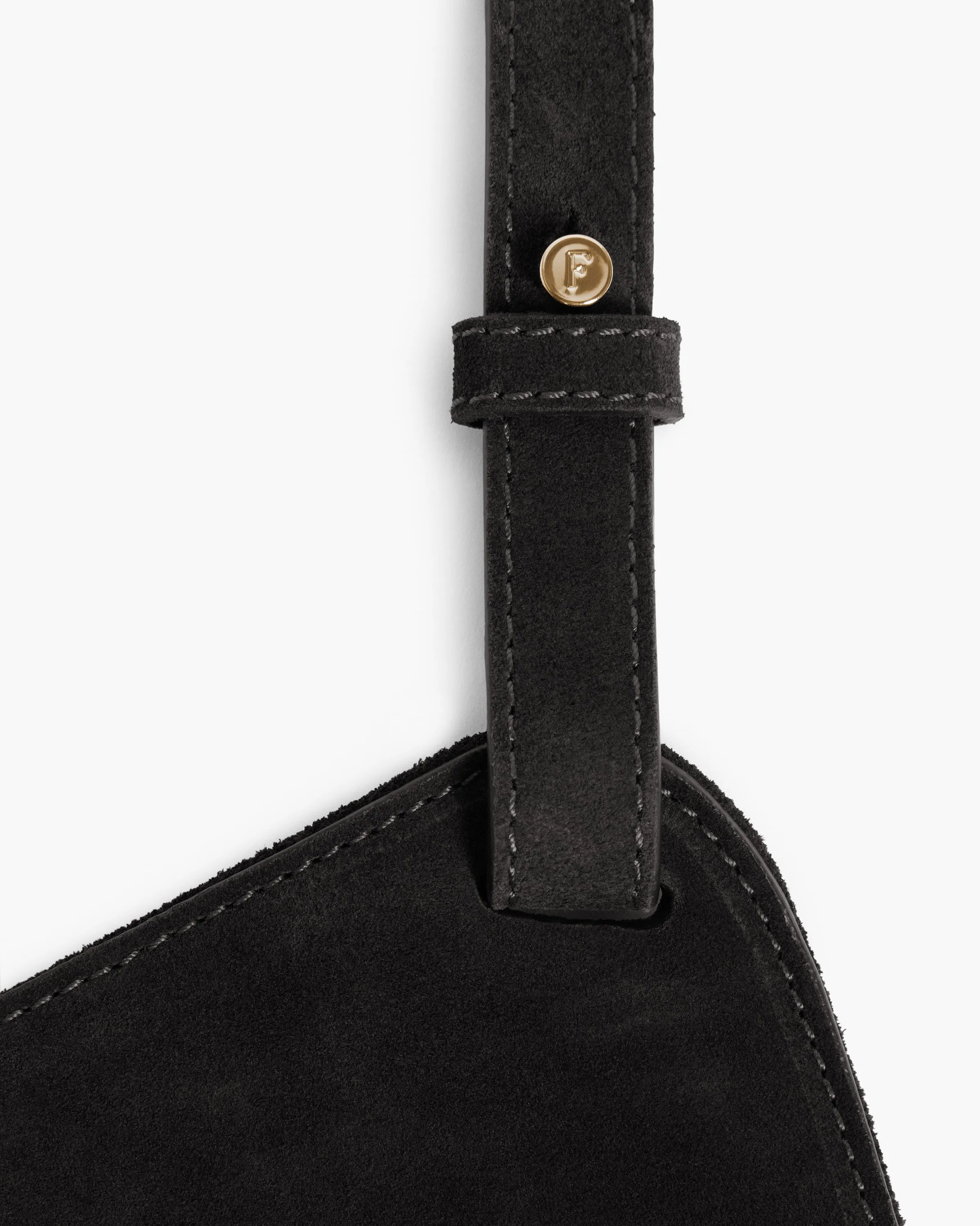 Dahlia Tote Bag Suede Black