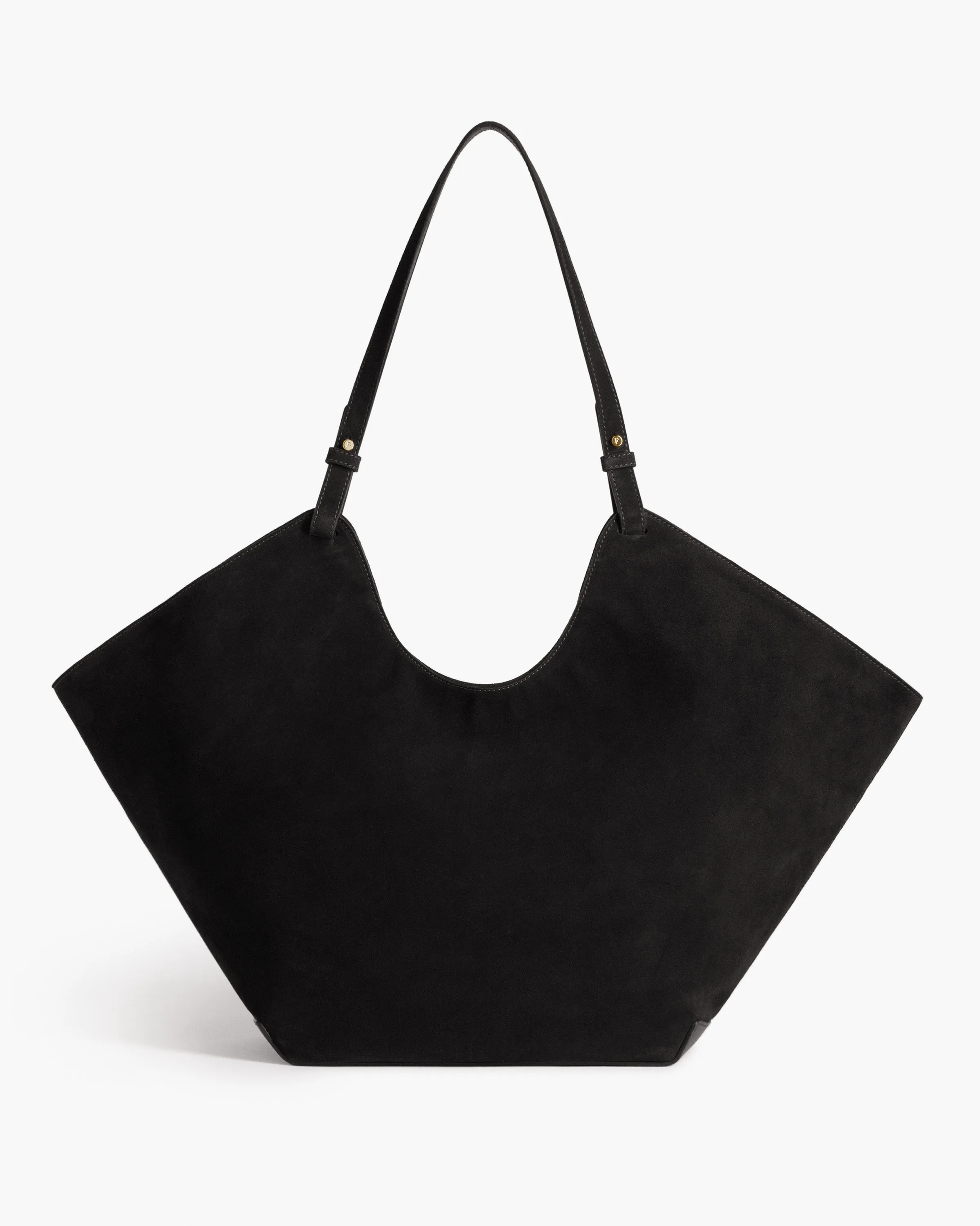 Dahlia Tote Bag Suede Black