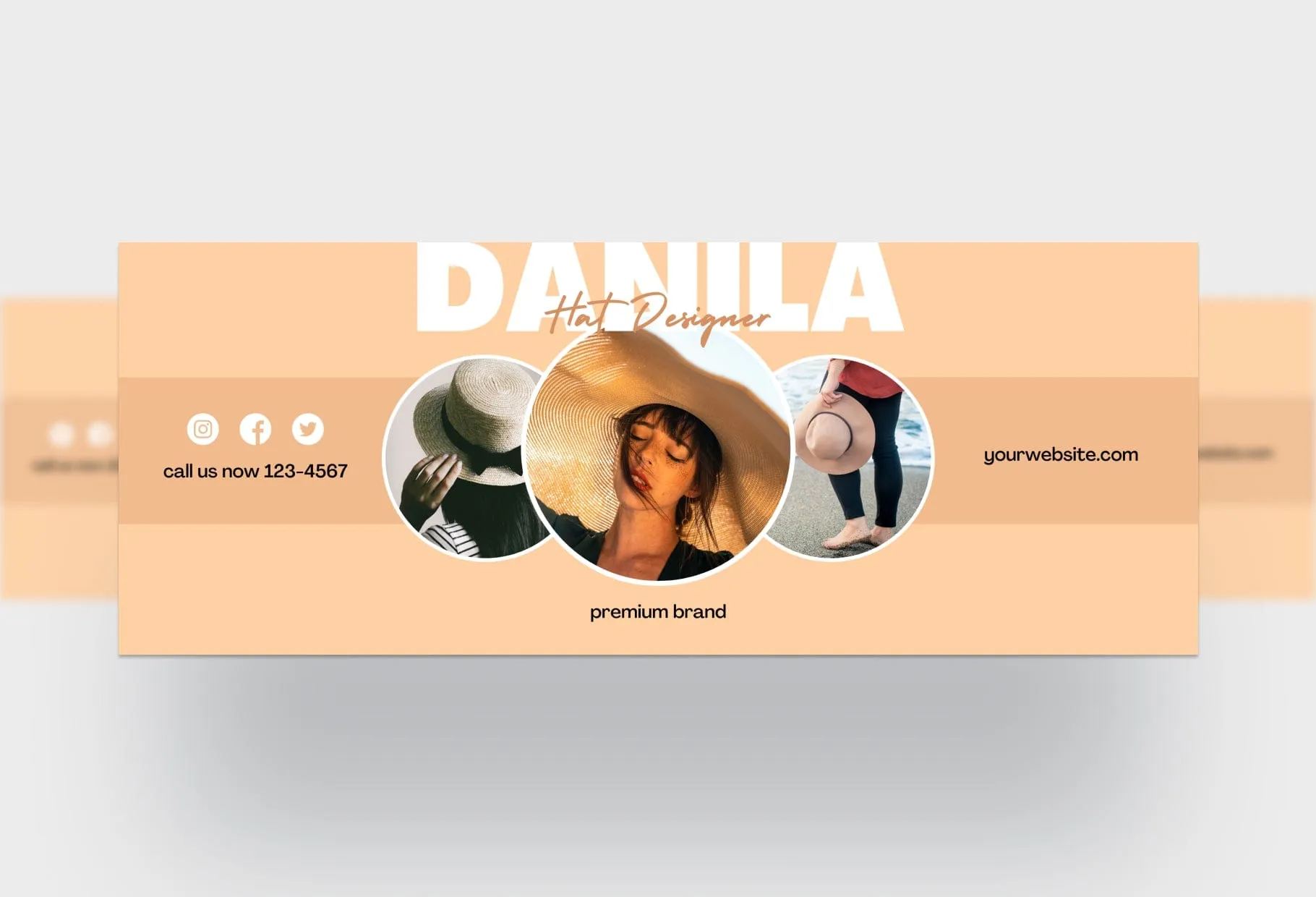 Danila Facebook Cover Canva Template