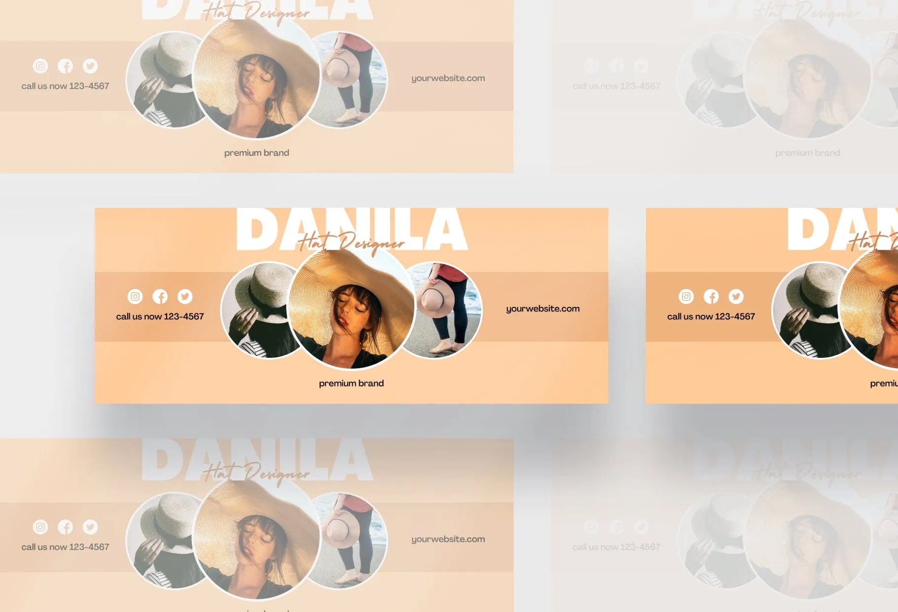 Danila Facebook Cover Canva Template