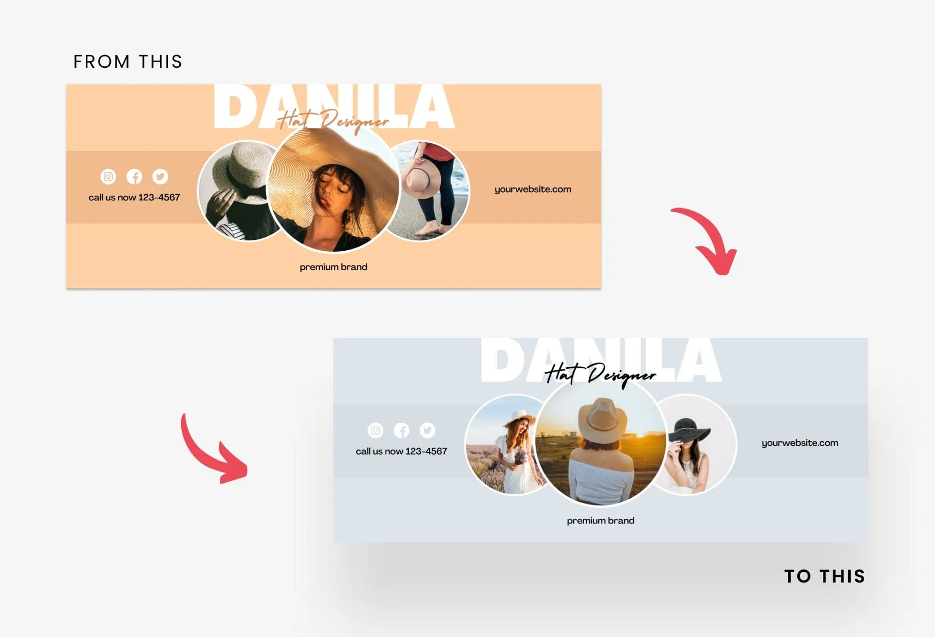 Danila Facebook Cover Canva Template