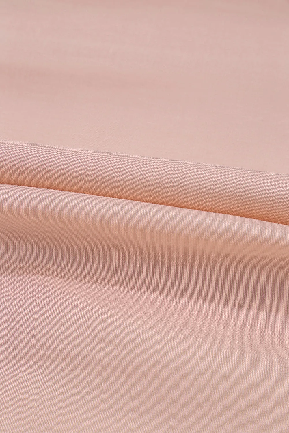 Delicacy Solid Color Flounce Hem Buttoned Turn Down Collar Dress