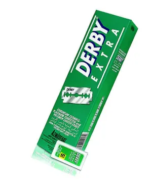 Derby Extra Double Edge Razor Blades (100 Blades/Pack)