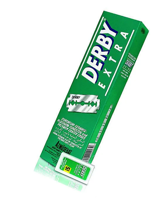 Derby Extra Double Edge Razor Blades (100 Blades/Pack)