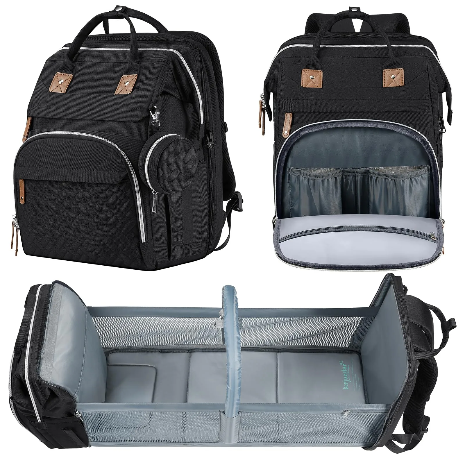 DERSTUEWE Multifunctional Diaper Bag