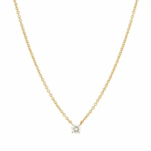 Diamond Solitaire Necklace (0.25ct)
