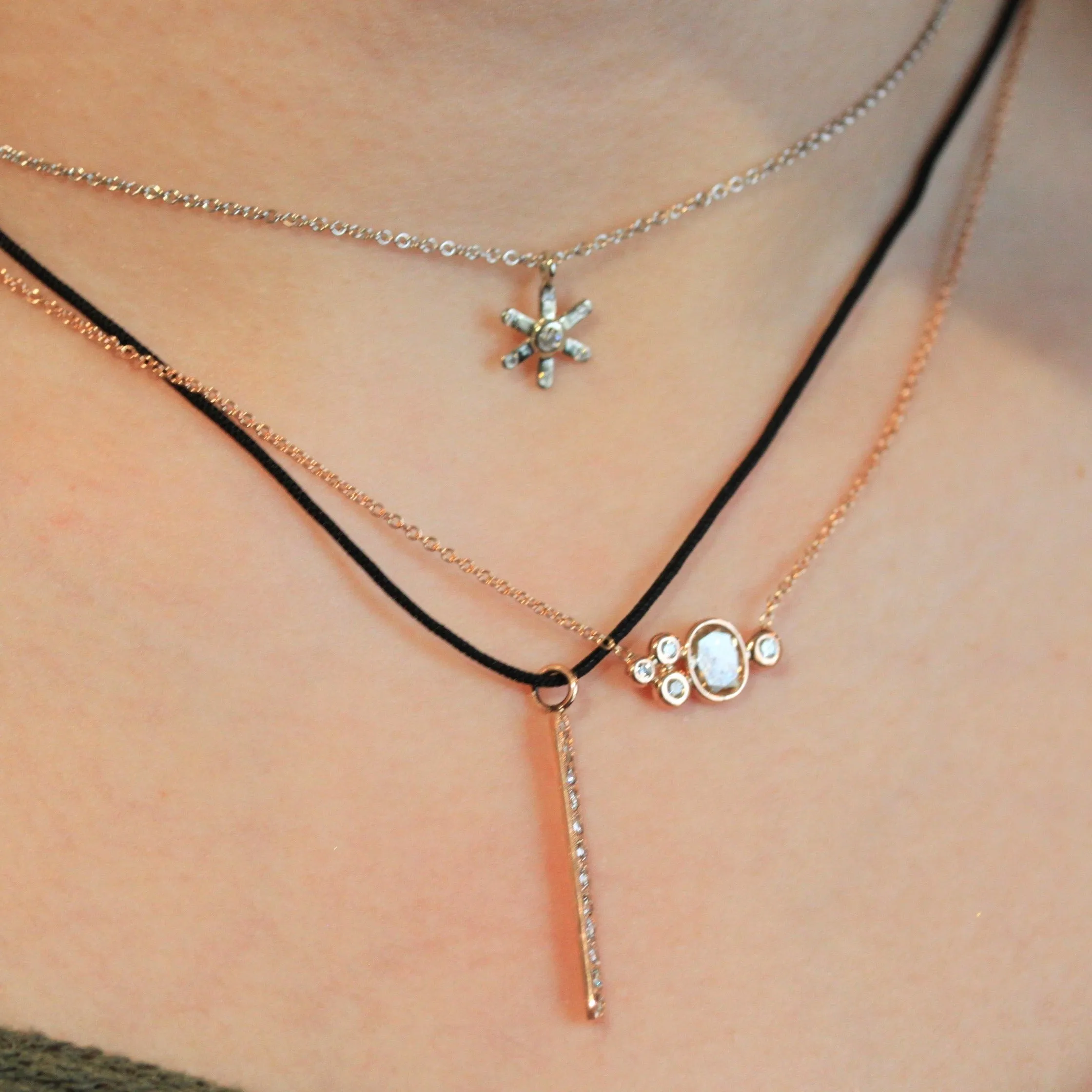 Diamond Starburst Necklace