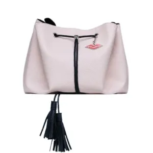 Donna May Vegan Drawstring Bag - Blush Pink