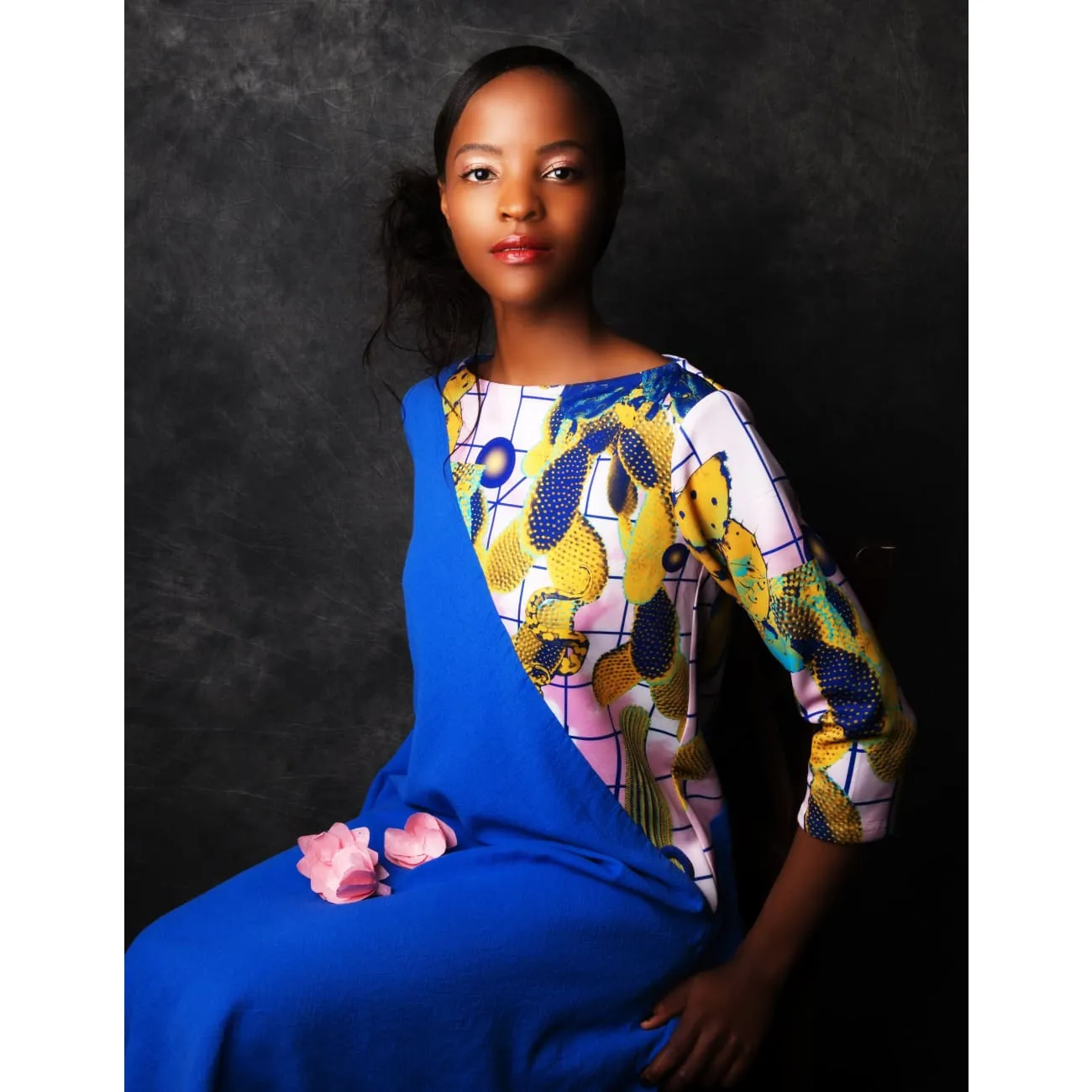 Drea Blue Midi Dress