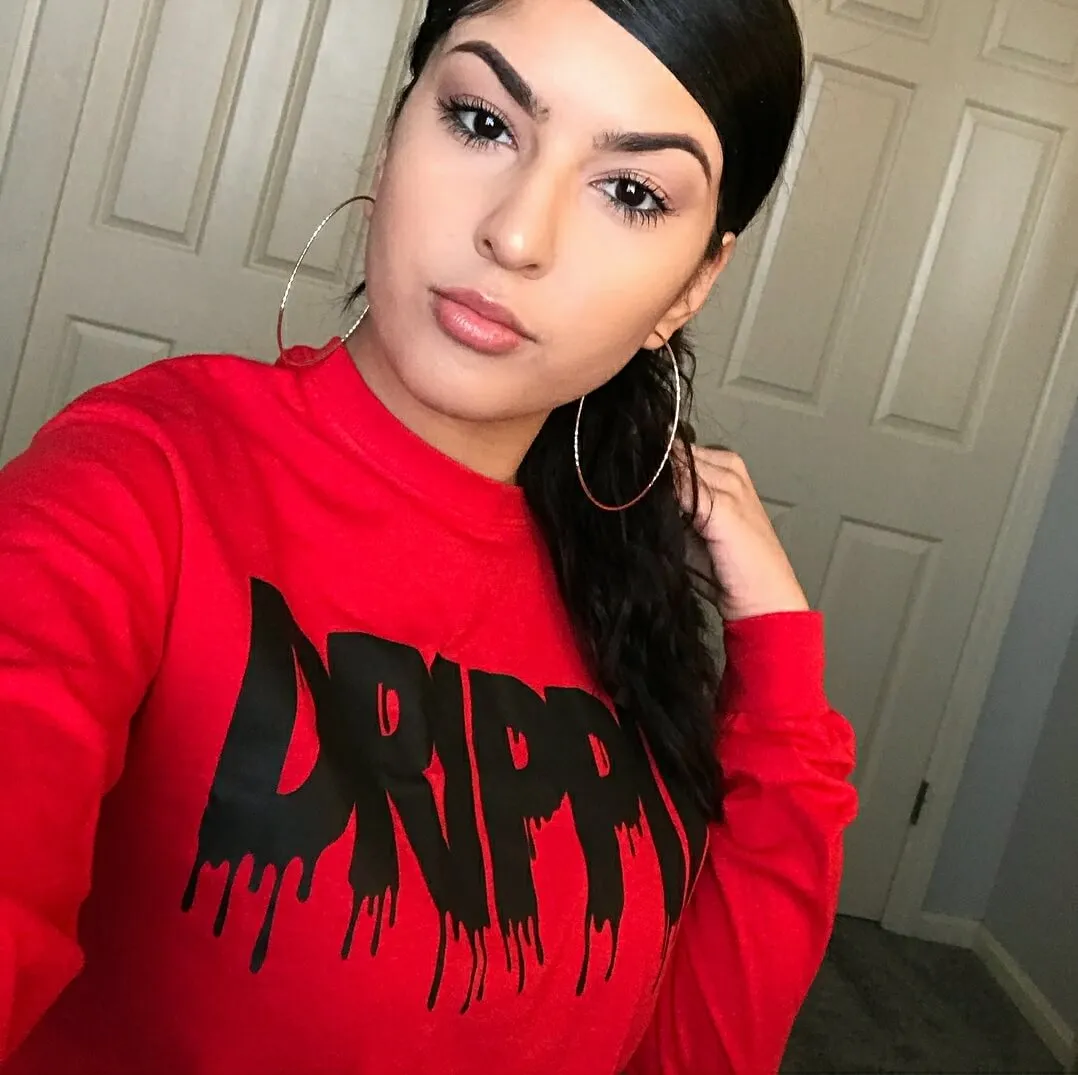 Drippin | Red Long Sleeve Tee