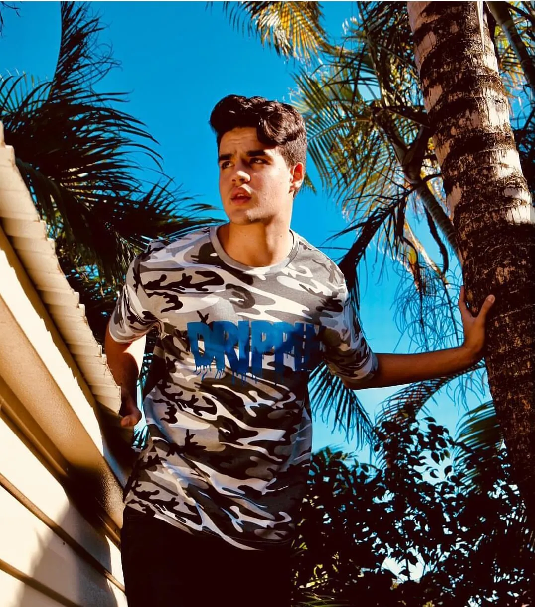 Drippin | White Camo Tee
