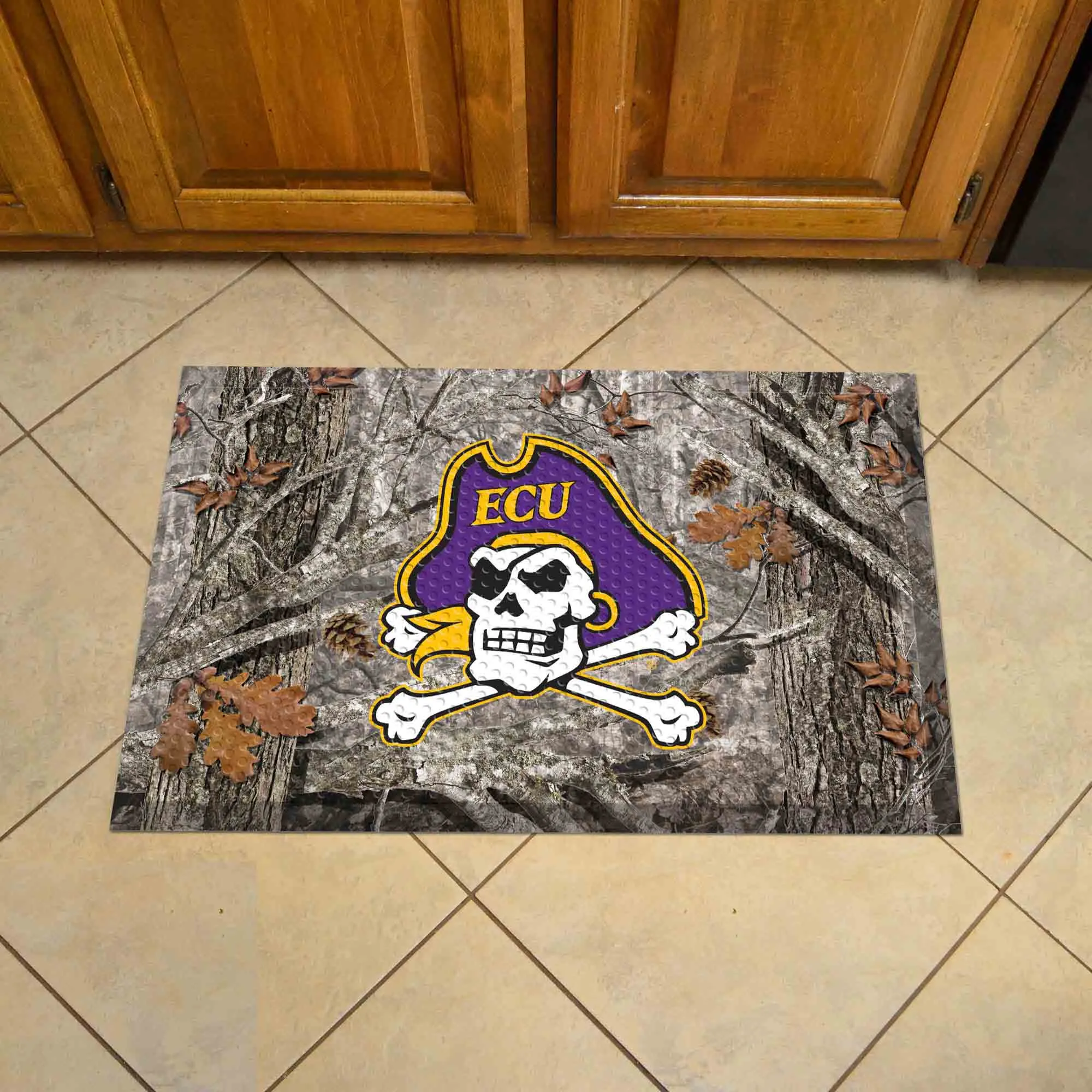 East Carolina University Camo Scraper Mat