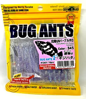 ECOGEAR Bug Ants Soft Plastics - 2" - Colour 345