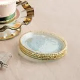 Edgey Salad Plate Gold 8.5 inch