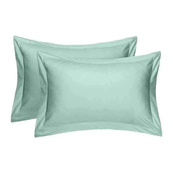 Egyptian Cotton 400 Thread Count Pillow Cases Duck Egg
