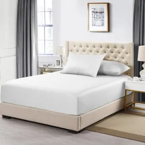 Egyptian Cotton 600 Thread Count Fitted Sheet Queen White
