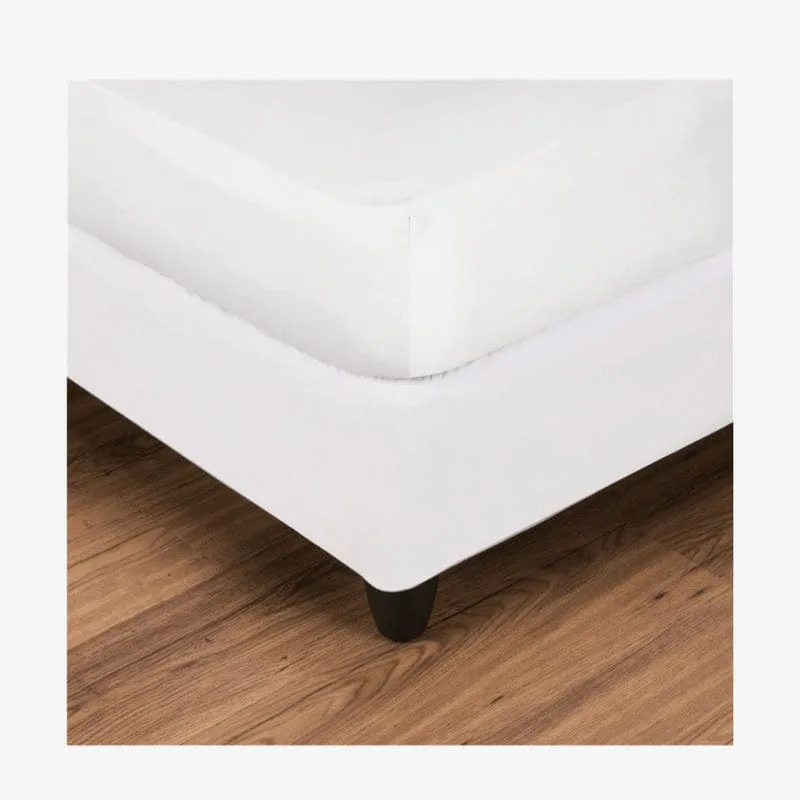 Egyptian Cotton 600 Thread Count Fitted Sheet Queen White