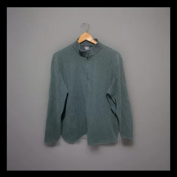 Eileen Fisher Crinkle Cotton Zip Front Jacket Black Stand Up Collar Pockets 1X