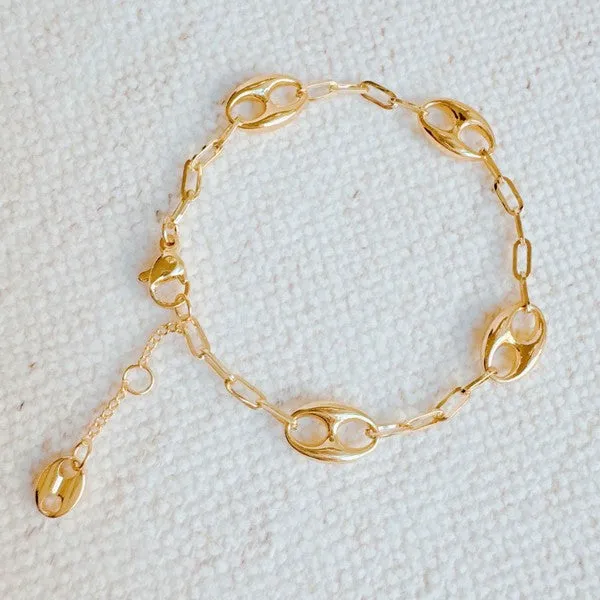 Ellison and Young Linked Chain Horse Bit Bracelet