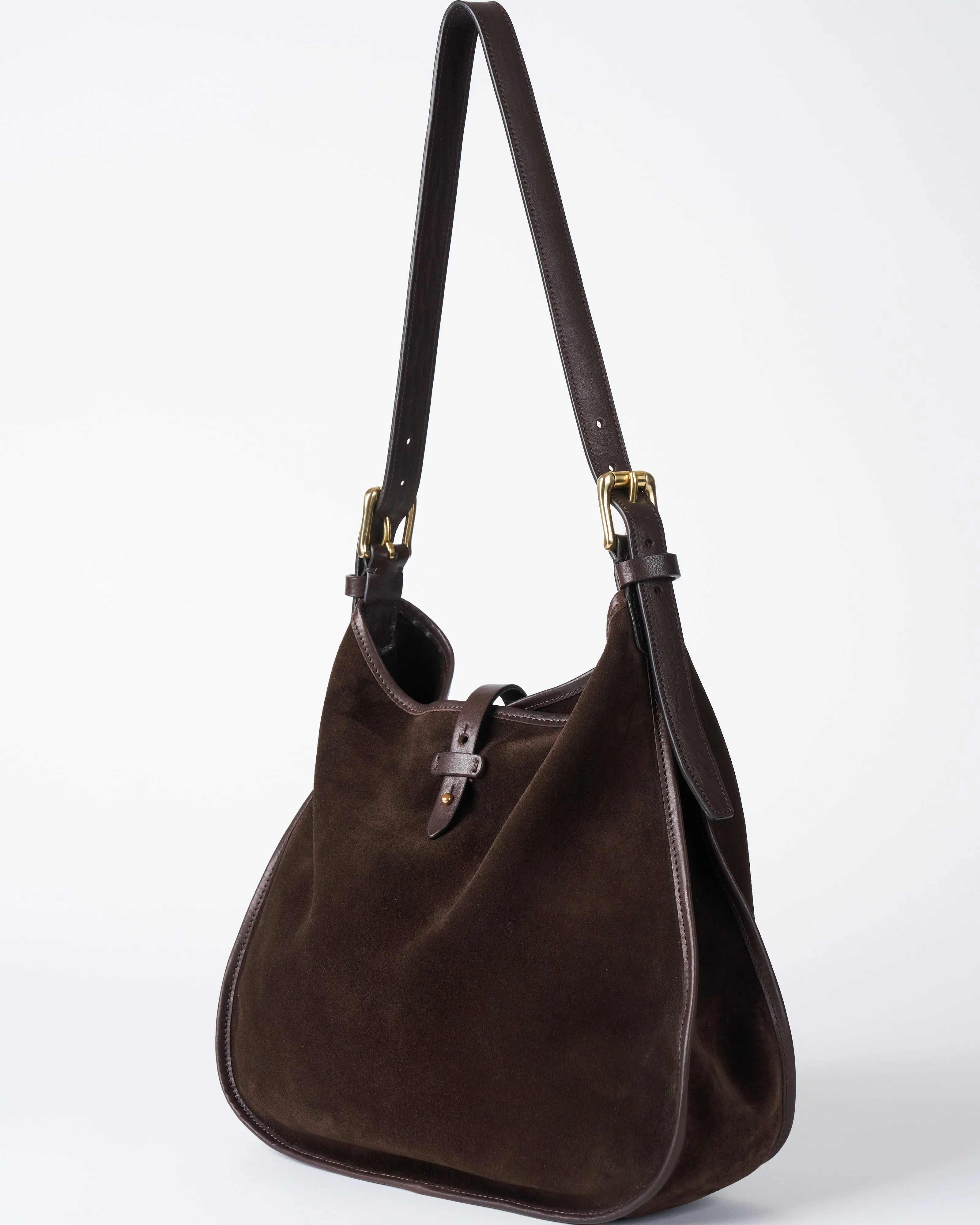 elodie derby crossbody - ebano leather