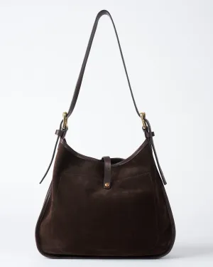 elodie derby crossbody - ebano leather