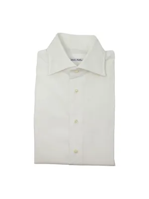 Emanuele Maffeis White Cotton Shirt