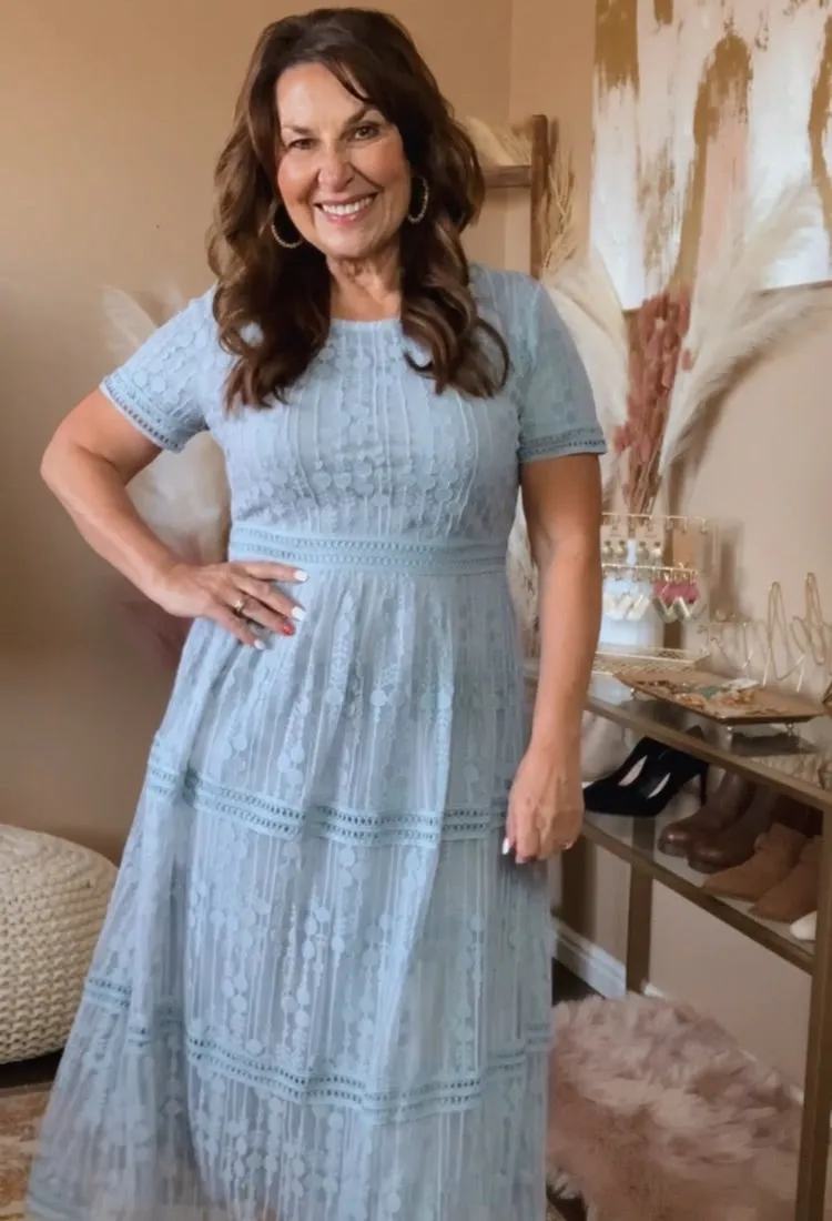 Ember Lace Midi Dress