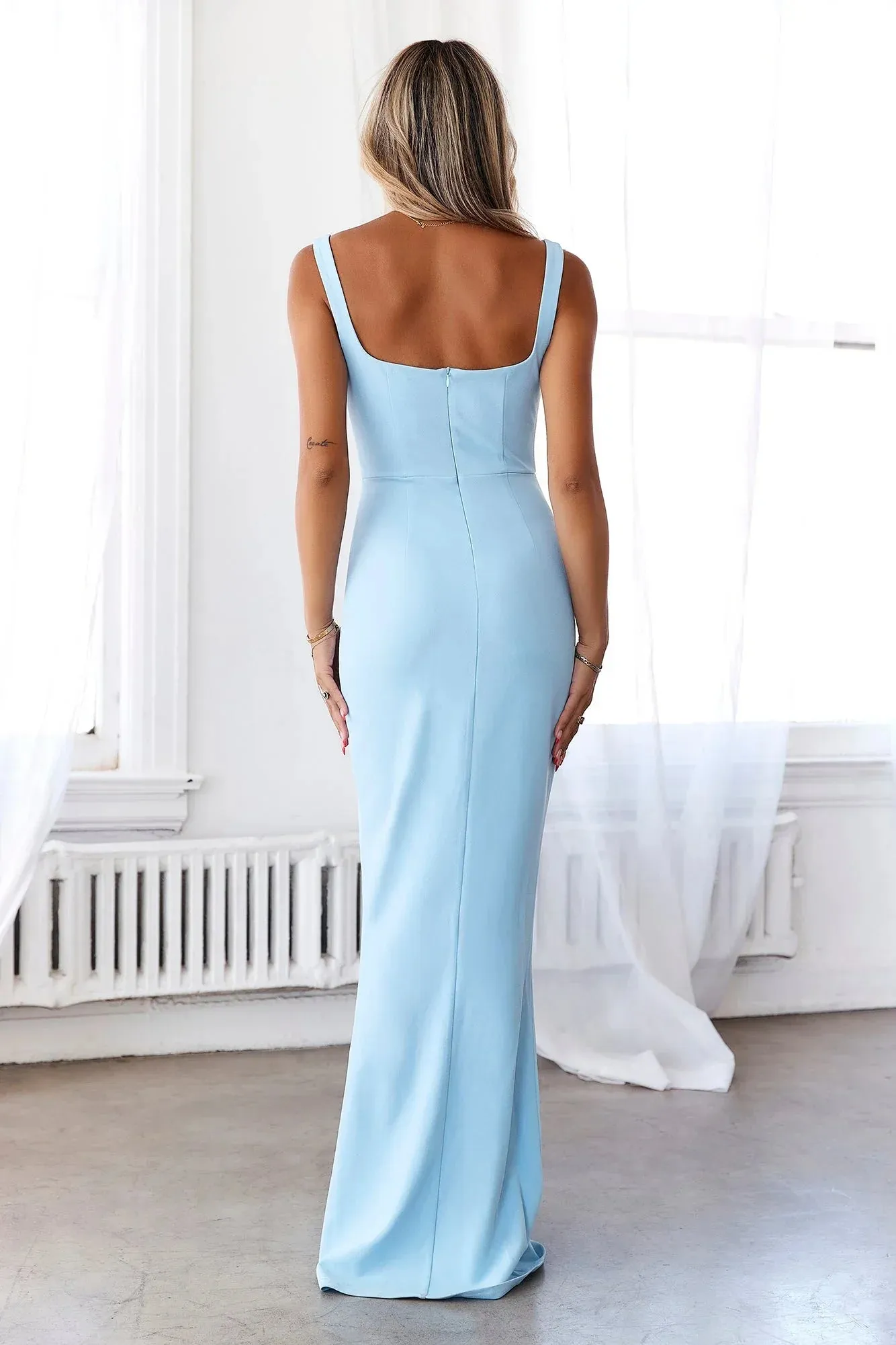 Enchanted Encounters Maxi Dress Baby Blue