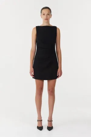 ENIGMA MINI DRESS | BLACK