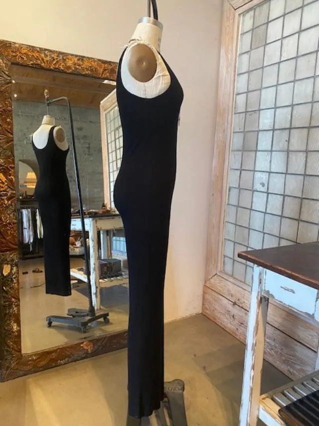 Enza Costa Ribbed Tank Maxi Dress