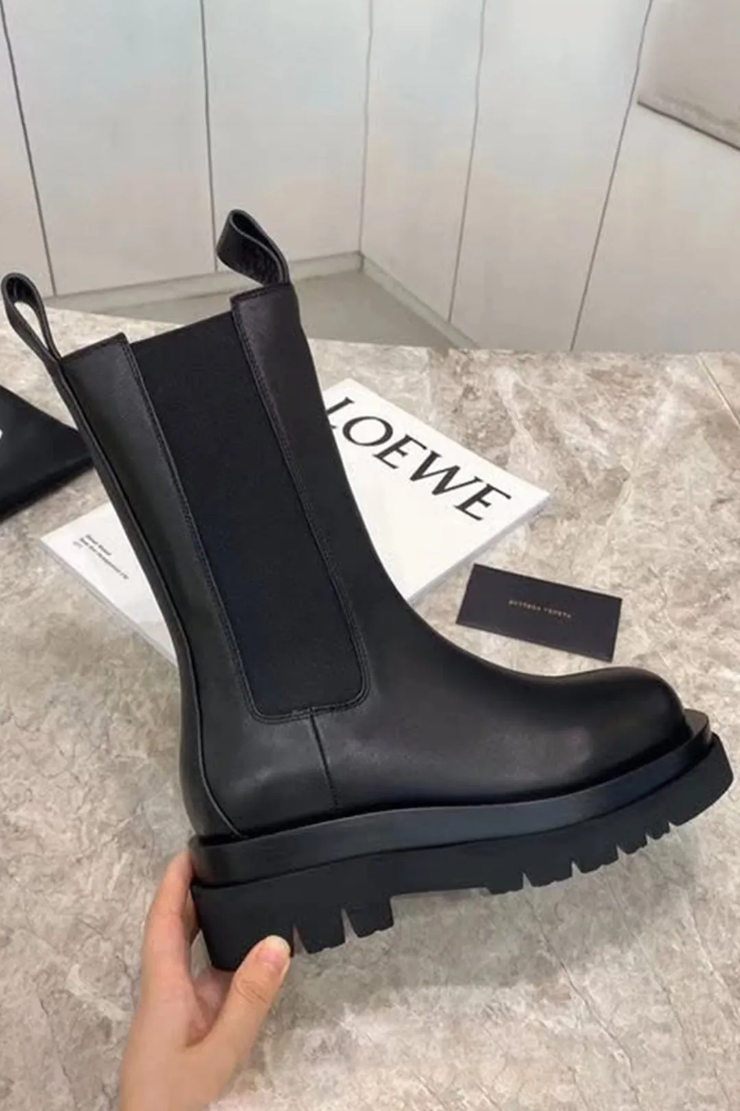 Erica - Stylish Patchwork Design Woman's Ankle Boots