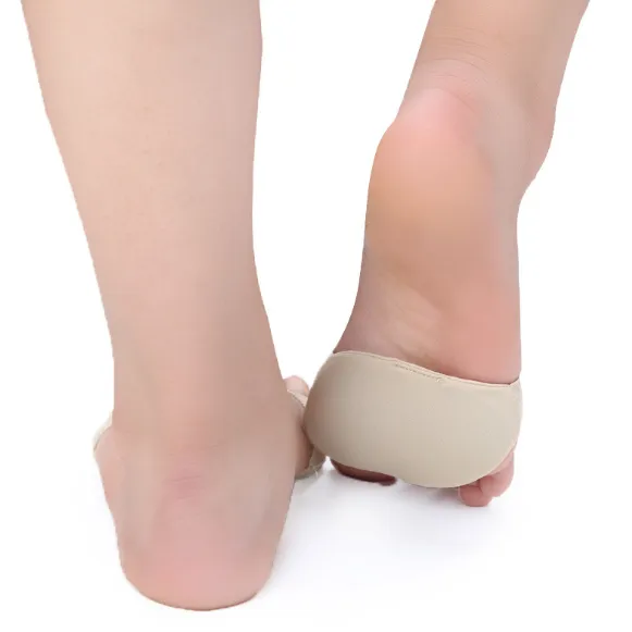 Fabric Metatarsal Gel Pads : Ball of Foot Slip On Cushions - 1 Pair