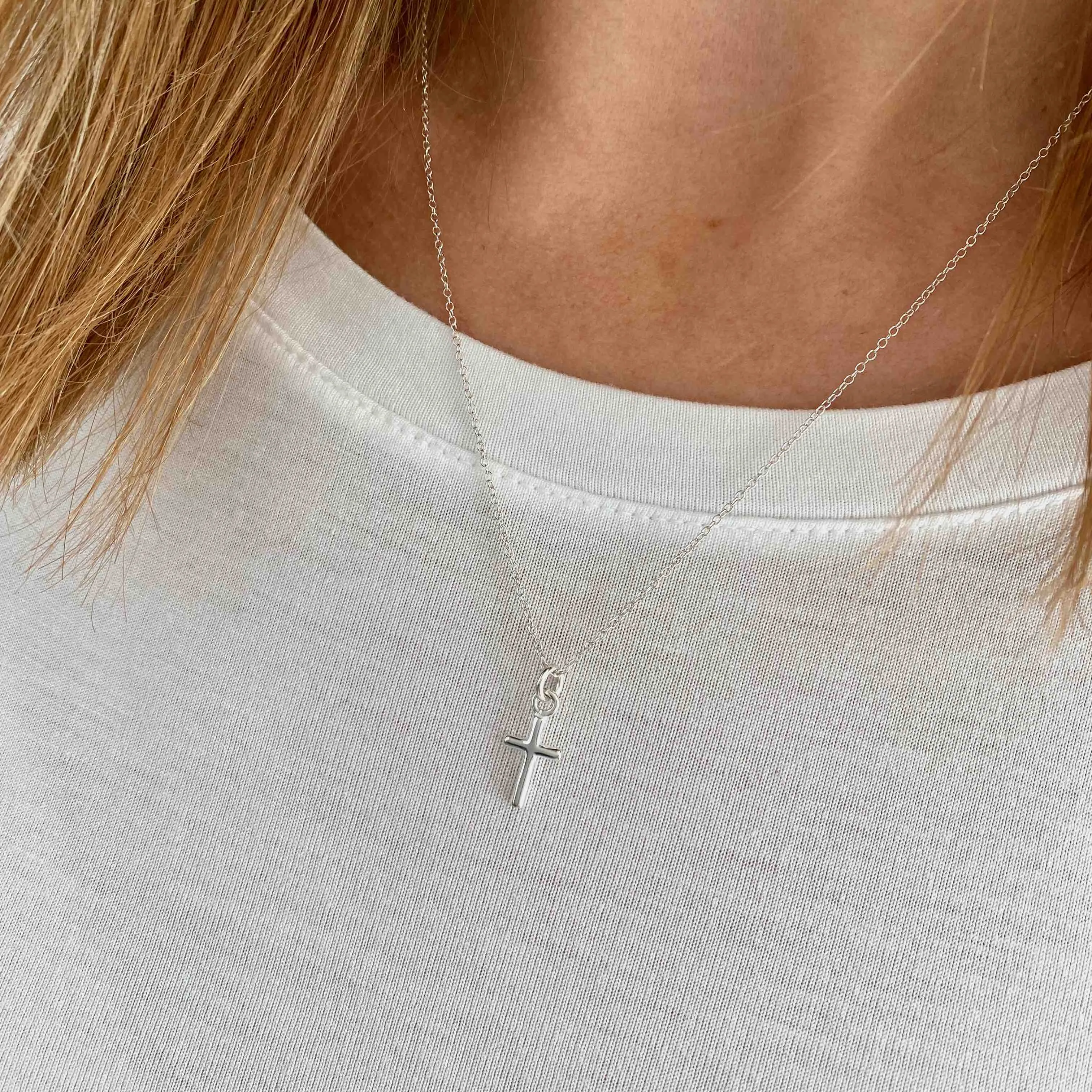 FAITH | Silver Cross Necklace