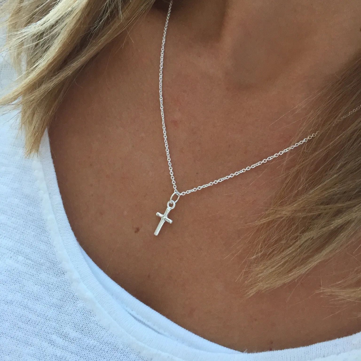 FAITH | Silver Cross Necklace