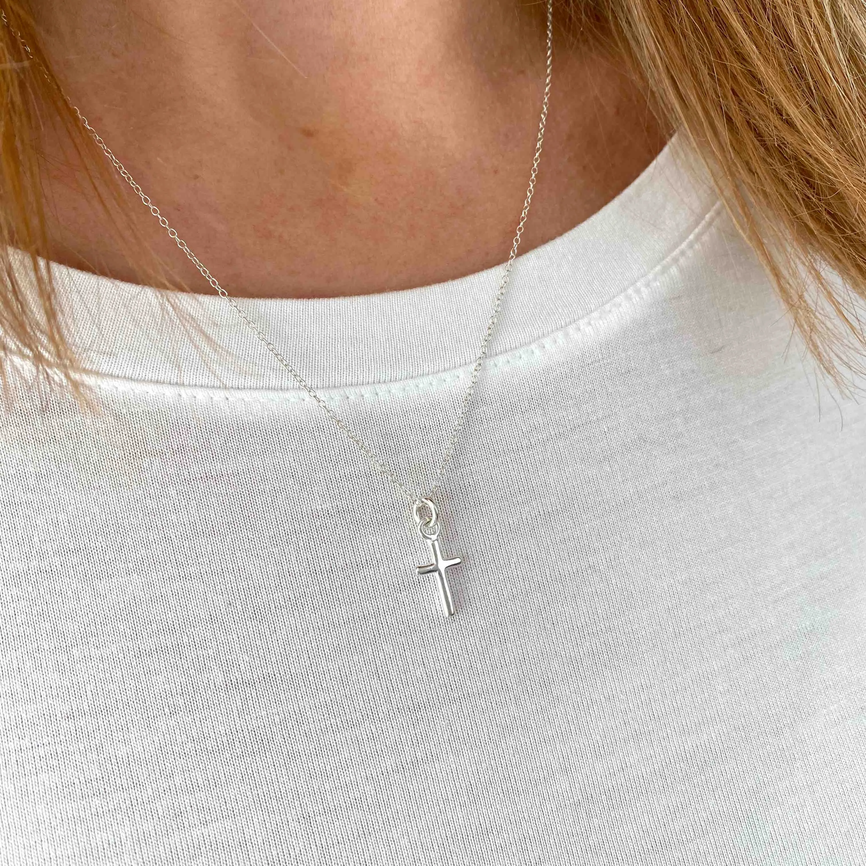 FAITH | Silver Cross Necklace