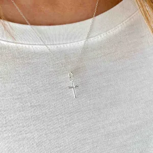 FAITH | Silver Cross Necklace