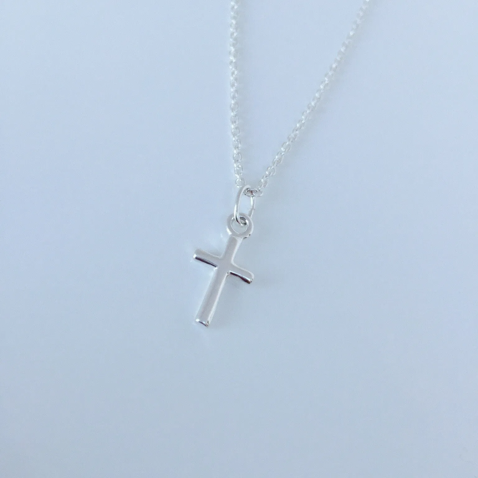 FAITH | Silver Cross Necklace
