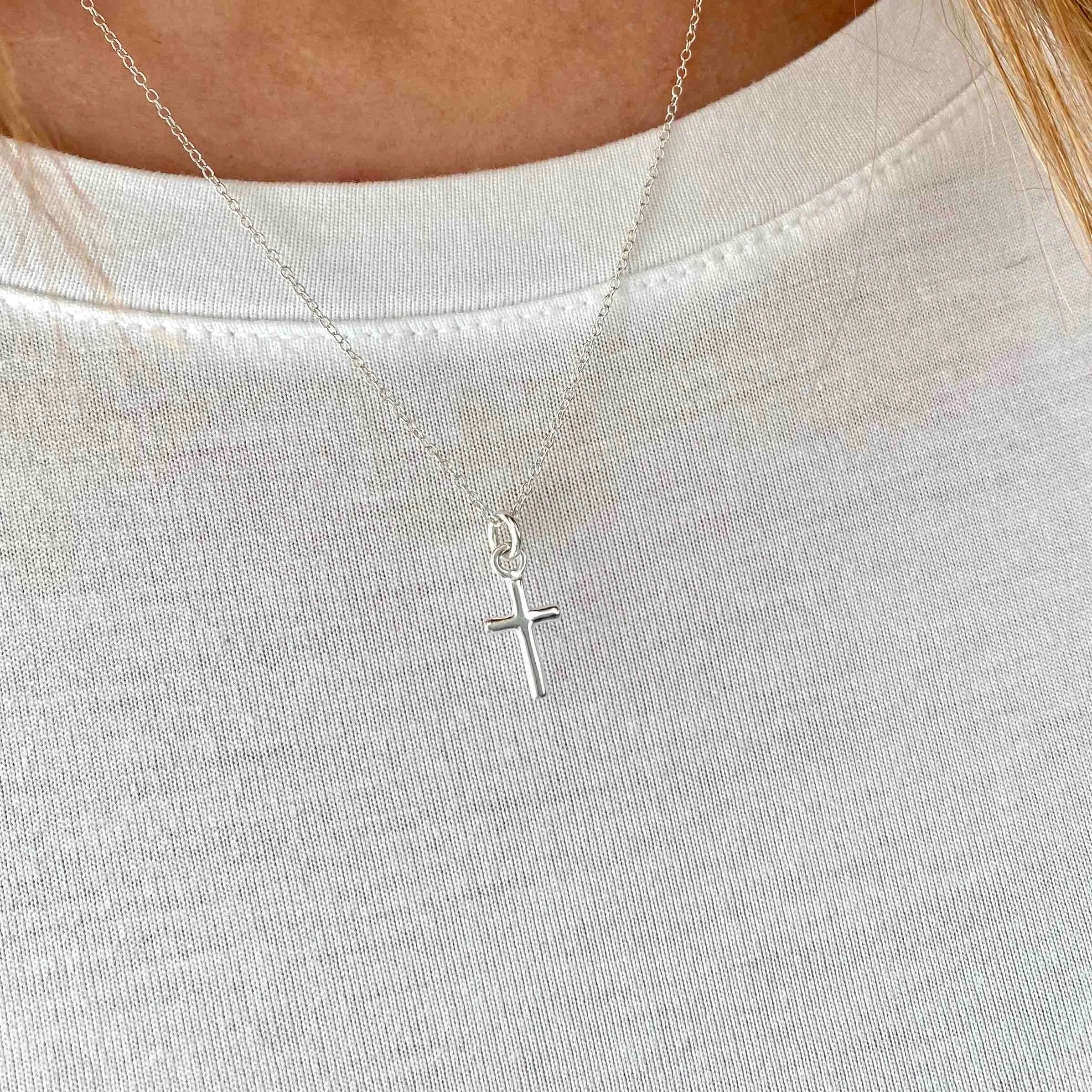 FAITH | Silver Cross Necklace