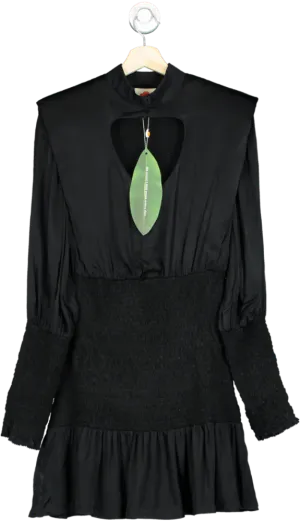 Farm Rio Black Heart Neckline Mini Dress UK S