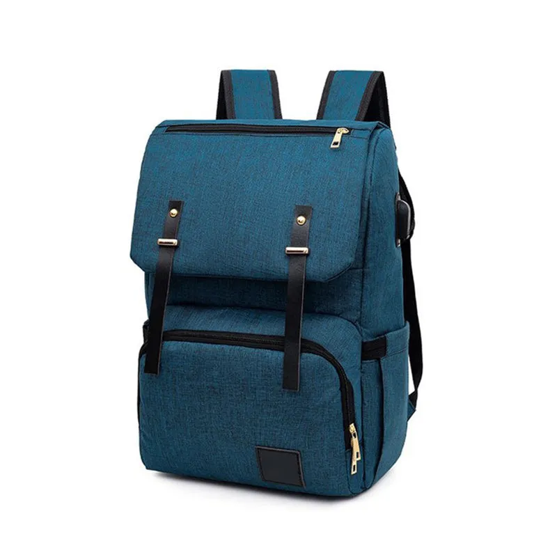 Fashionable Backpack for Diapers with USB Port,Waterproof