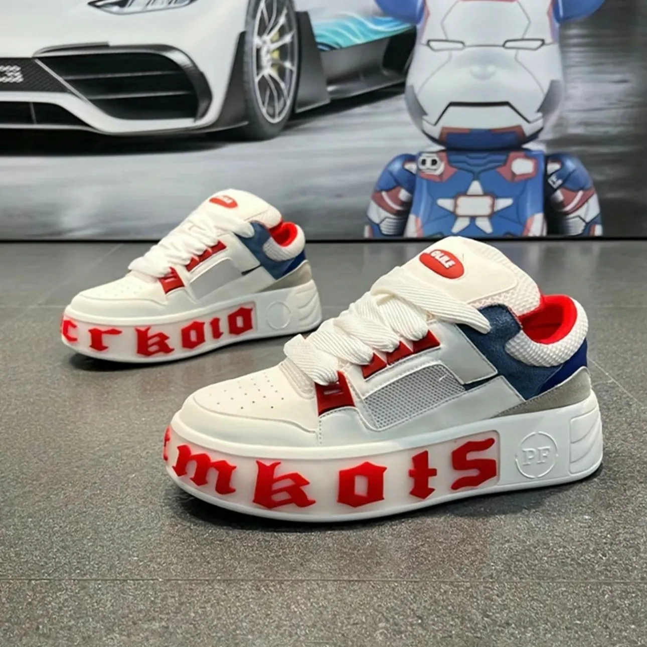 Fashionable Colorblock Sneakers