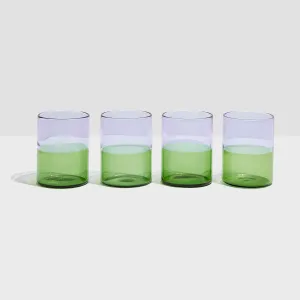 Fazeek Two Tone Glasses (Set of 4)