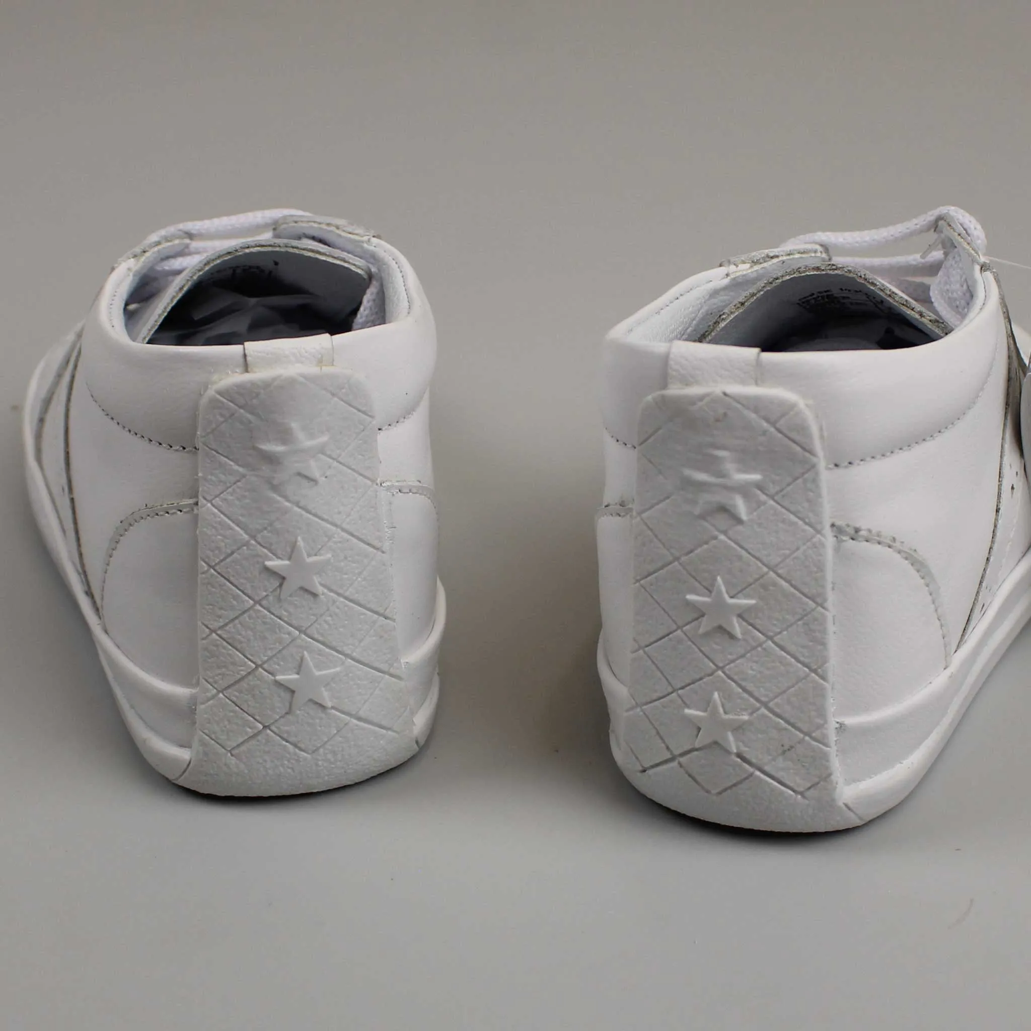 First Walker Shoes - Boys - Hard Sole White Leather - Pex Eli