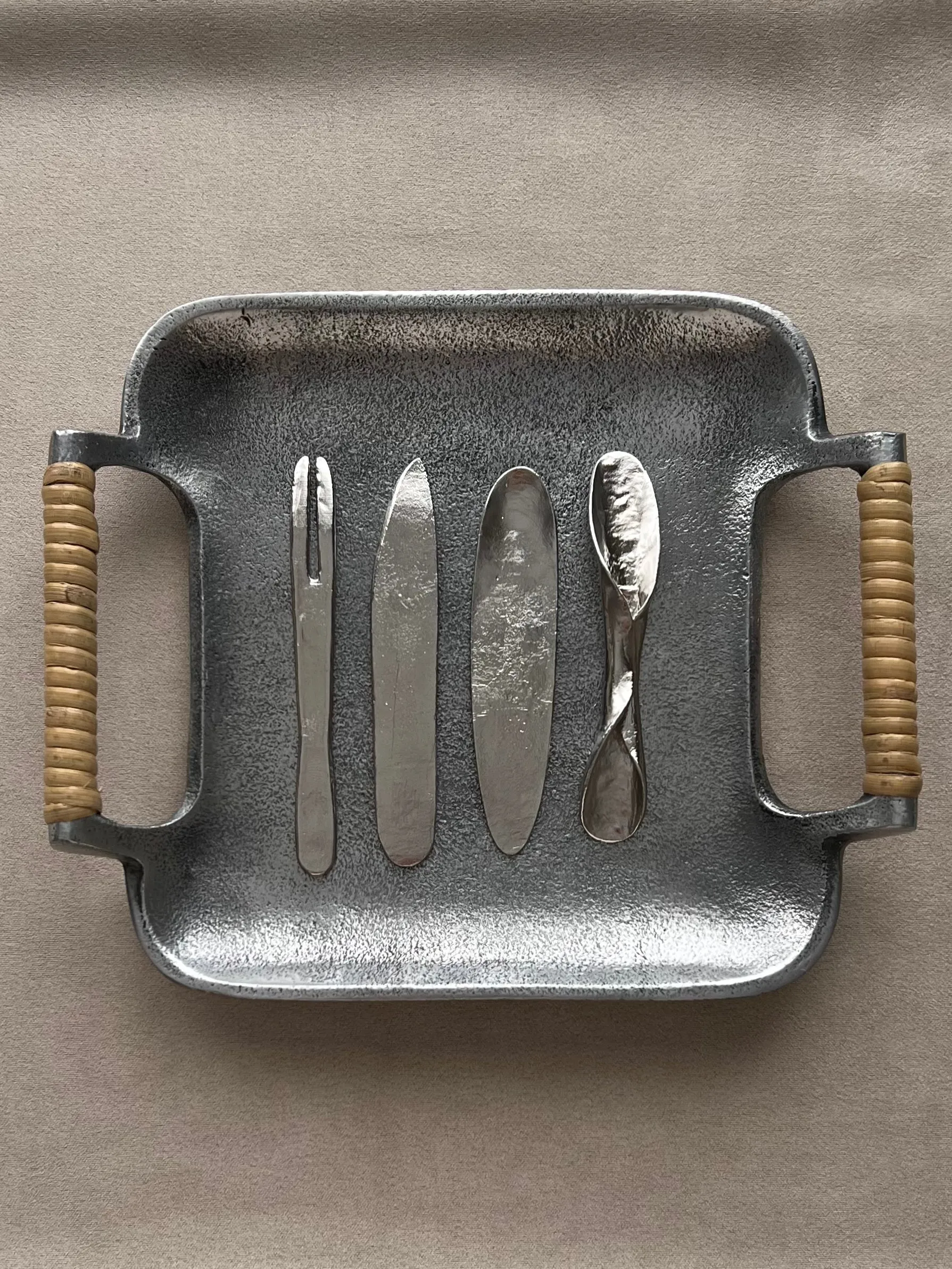 Flat Butter Spreader Silver