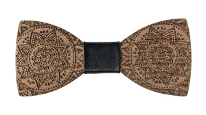 Flora Wooden Bow Tie